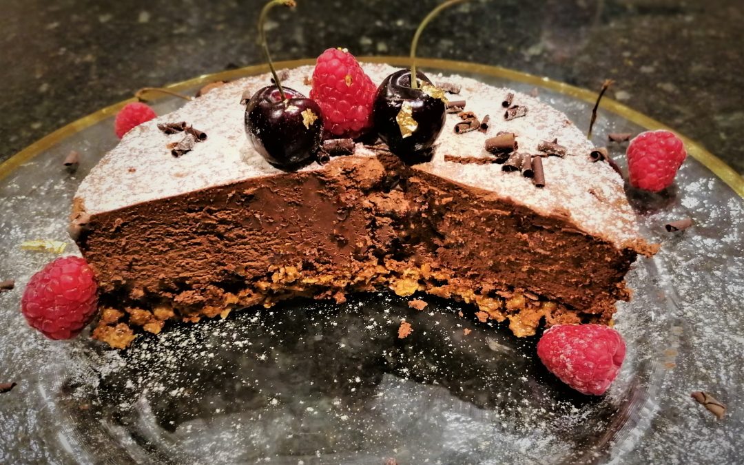 Chocolate and Ginger Truffle Torte